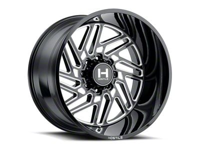 Hostile Jigsaw Blade Cut 6-Lug Wheel; 22x14; -83mm Offset (14-18 Silverado 1500)