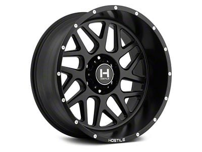 Hostile Sprocket Asphalt 6-Lug Wheel; 20x12; -44mm Offset (14-18 Silverado 1500)