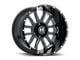 Hostile Gauntlet Blade Cut 6-Lug Wheel; 20x9; 10mm Offset (15-20 F-150)