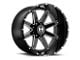 Hostile Alpha Blade Cut 8-Lug Wheel; 22x14; -76mm Offset (15-19 Sierra 2500 HD)