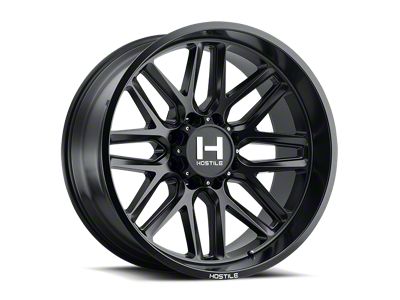 Hostile Vulcan Asphalt 8-Lug Wheel; 20x10; -19mm Offset (15-19 Sierra 2500 HD)