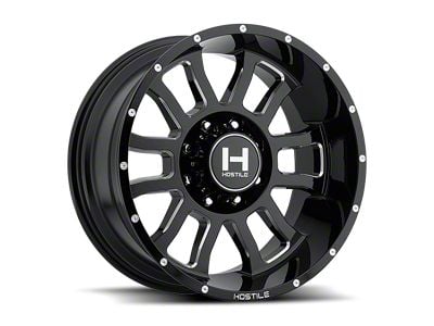 Hostile Gauntlet Blade Cut 8-Lug Wheel; 22x14; 76mm Offset (15-19 Sierra 3500 HD SRW)