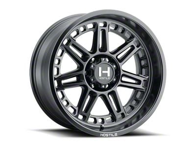 Hostile Lunatic Asphalt 8-Lug Wheel; 22x10; -25mm Offset (15-19 Sierra 3500 HD SRW)