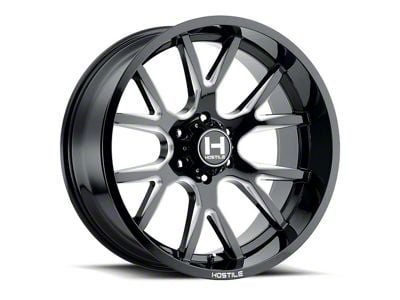 Hostile Rage Blade Cut 8-Lug Wheel; 20x9; 0mm Offset (15-19 Sierra 3500 HD SRW)