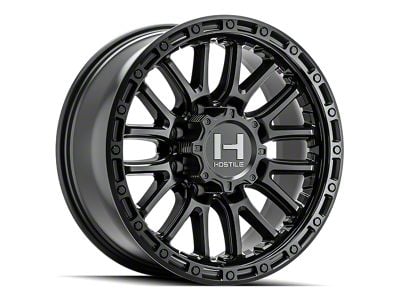 Hostile Ridgecrest Asphalt 8-Lug Wheel; 18x9; 12mm Offset (15-19 Sierra 3500 HD SRW)