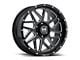 Hostile Sprocket Blade Cut 8-Lug Wheel; 22x10; -25mm Offset (15-19 Silverado 2500 HD)