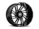 Hostile Stryker Blade Cut 8-Lug Wheel; 20x12; -44mm Offset (15-19 Silverado 2500 HD)