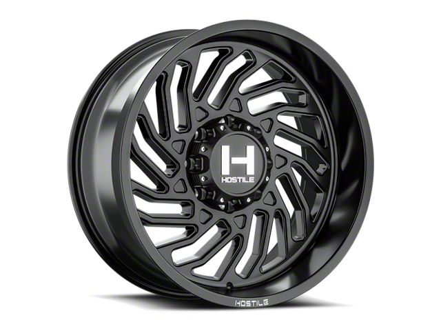 Hostile Twister Asphalt 8-Lug Wheel; 20x12; -44mm Offset (15-19 Silverado 2500 HD)