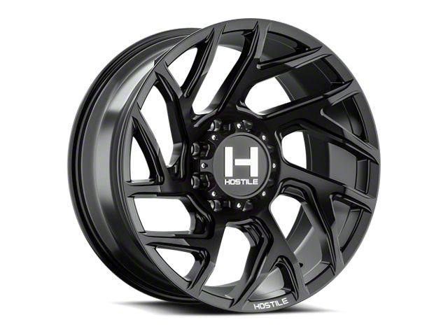 Hostile Vortex Asphalt 8-Lug Wheel; 20x12; -44mm Offset (15-19 Silverado 2500 HD)