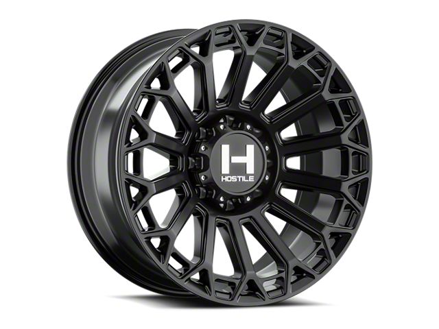 Hostile Warrior Asphalt 8-Lug Wheel; 20x9; 12mm Offset (15-19 Silverado 2500 HD)