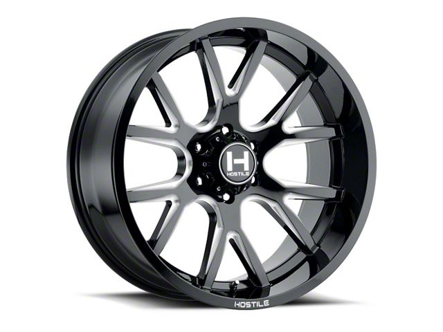 Hostile Rage Blade Cut 8-Lug Wheel; 20x12; -44mm Offset (17-22 F-250 Super Duty)