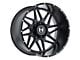 Hostile Sprocket Asphalt 8-Lug Wheel; 20x12; -44mm Offset (17-22 F-250 Super Duty)