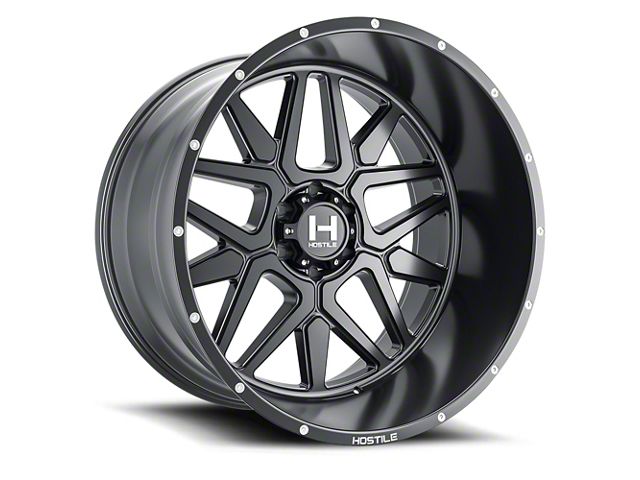 Hostile Diablo Asphalt 8-Lug Wheel; 20x9; 12mm Offset (17-22 F-350 Super Duty SRW)