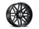 Hostile Vulcan Asphalt 8-Lug Wheel; 20x10; -19mm Offset (20-24 Silverado 2500 HD)