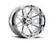 Hostile Alpha Armor Plated 6-Lug Wheel; 20x10; -19mm Offset (2024 Ranger)