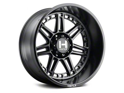 Hostile Lunatic Asphalt 6-Lug Wheel; 20x12; -44mm Offset (2024 Ranger)