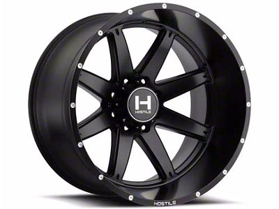 Hostile Alpha Asphalt 5-Lug Wheel; 20x10; -19mm Offset (94-01 RAM 1500)