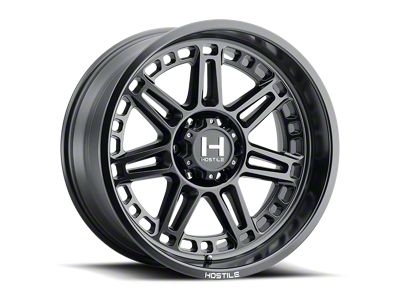 Hostile Lunatic Asphalt 5-Lug Wheel; 20x12; -44mm Offset (94-01 RAM 1500)