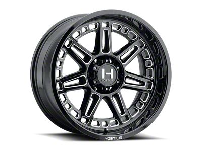 Hostile Lunatic Blade Cut 5-Lug Wheel; 20x12; -44mm Offset (94-01 RAM 1500)