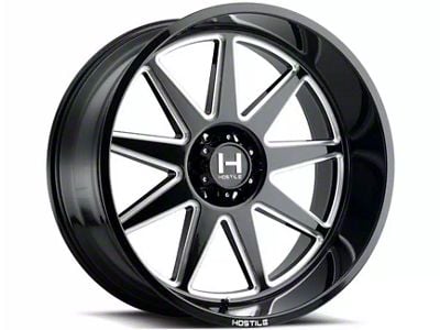 Hostile Omega Blade Cut 5-Lug Wheel; 20x10; -19mm Offset (94-01 RAM 1500)