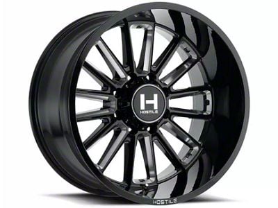 Hostile Predator Blade Cut 5-Lug Wheel; 20x10; -19mm Offset (94-01 RAM 1500)