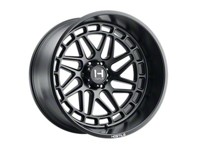 Hostile Reaper Asphalt 5-Lug Wheel; 20x12; -44mm Offset (94-01 RAM 1500)