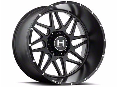 Hostile Sprocket Asphalt 5-Lug Wheel; 20x12; -44mm Offset (94-01 RAM 1500)