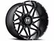 Hostile Sprocket Asphalt 5-Lug Wheel; 20x12; -44mm Offset (94-01 RAM 1500)