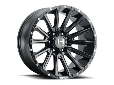 Hostile Typhoon Asphalt 5-Lug Wheel; 20x10; -19mm Offset (94-01 RAM 1500)