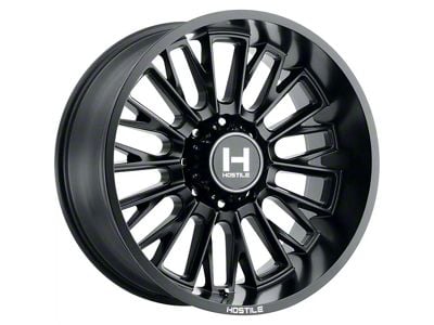 Hostile Fury Asphalt 8-Lug Wheel; 22x14; -76mm Offset (94-02 RAM 2500)