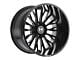 Hostile Fury Blade Cut 8-Lug Wheel; 22x10; -25mm Offset (94-02 RAM 3500 SRW)