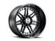 Hostile Lunatic Asphalt 8-Lug Wheel; 20x9; 0mm Offset (94-02 RAM 3500 SRW)