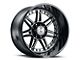 Hostile Lunatic Blade Cut 8-Lug Wheel; 20x10; -19mm Offset (94-02 RAM 3500 SRW)