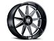 Hostile Omega Blade Cut 8-Lug Wheel; 20x10; -19mm Offset (94-02 RAM 3500 SRW)