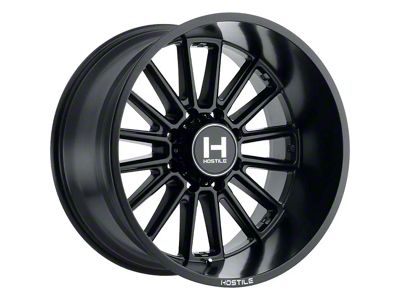 Hostile Predator Asphalt 8-Lug Wheel; 22x12; -44mm Offset (94-02 RAM 3500 SRW)