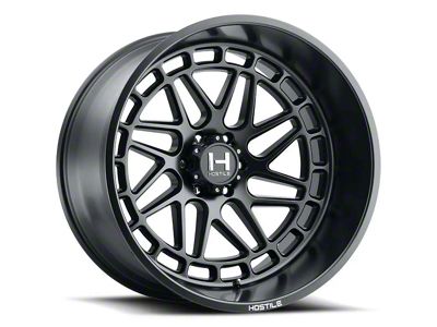 Hostile Reaper Asphalt 8-Lug Wheel; 22x12; -44mm Offset (94-02 RAM 3500 SRW)