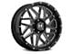 Hostile Sprocket Blade Cut 8-Lug Wheel; 22x10; -25mm Offset (94-02 RAM 3500 SRW)