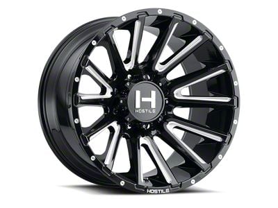 Hostile Typhoon Blade Cut 8-Lug Wheel; 20x12; -44mm Offset (94-02 RAM 3500 SRW)