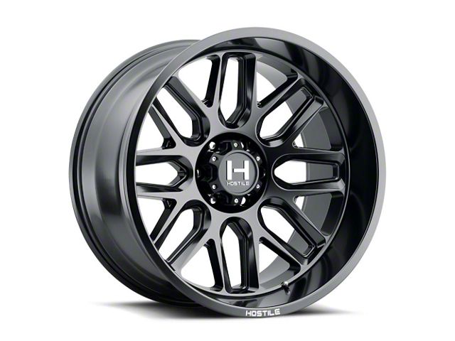 Hostile Vulcan Asphalt 6-Lug Wheel; 24x12; -44mm Offset (99-06 Silverado 1500)