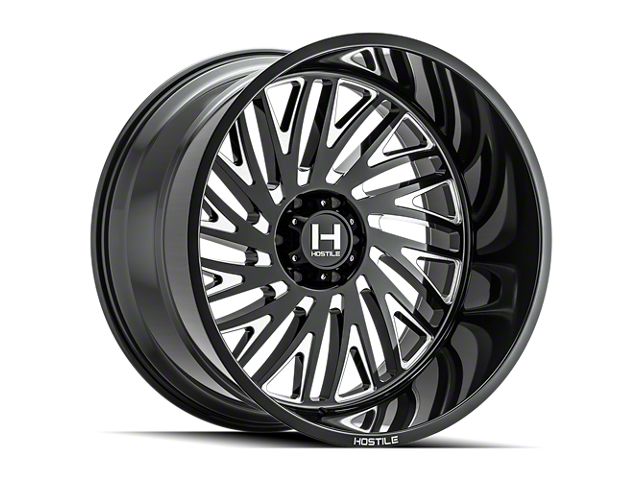 Hostile Syclone Blade Cut 6-Lug Wheel; 24x14; -76mm Offset (23-24 Canyon)