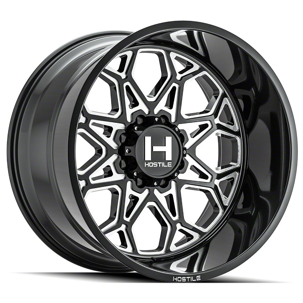 Hostile F-250 Super Duty Anvil Blade Cut 8-Lug Wheel; 24x14; -76mm ...