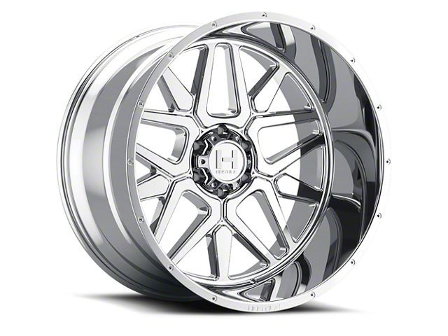 Hostile Diablo Armor Plated 8-Lug Wheel; 24x12; -44mm Offset (23-24 F-250 Super Duty)