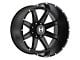 Hostile Alpha Asphalt 8-Lug Wheel; 22x14; -76mm Offset (06-08 RAM 1500 Mega Cab)