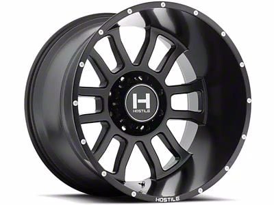 Hostile Gaunlet Asphalt 8-Lug Wheel; 20x12; -44mm Offset (06-08 RAM 1500 Mega Cab)