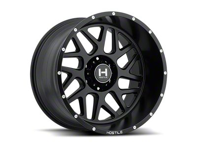 Hostile Sprocket Asphalt 5-Lug Wheel; 20x10; -19mm Offset (02-08 RAM 1500, Excluding Mega Cab)