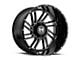 Hostile Stryker Blade Cut 8-Lug Wheel; 20x9; 0mm Offset (06-08 RAM 1500 Mega Cab)