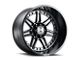 Hostile Lunatic Asphalt 8-Lug Wheel; 20x9; 0mm Offset (19-24 RAM 2500)