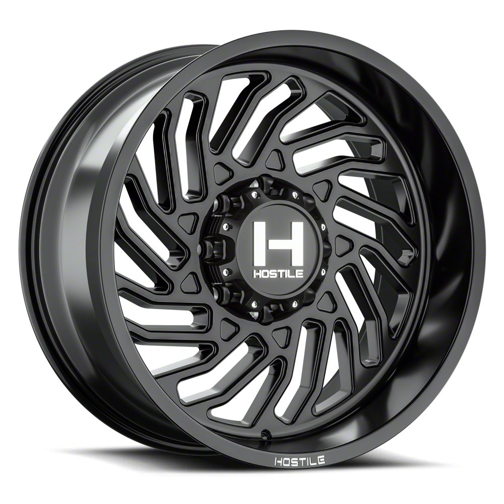 Hostile RAM 2500 Twister Asphalt 8-Lug Wheel; 22x12; -44mm Offset H140 ...