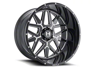 Hostile Diablo Blade Cut 8-Lug Wheel; 24x14; -76mm Offset (20-25 Sierra 2500 HD)