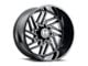 Hostile Jigsaw Asphalt 8-Lug Wheel; 22x14; -76mm Offset (20-25 Sierra 2500 HD)